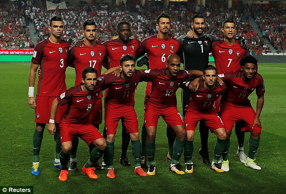Click to enlarge: Portugal team photo for Portugal